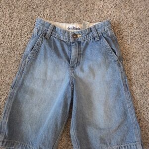 Vintage 90s OshKosh B'gosh Denim "T" Shorts Size 6R